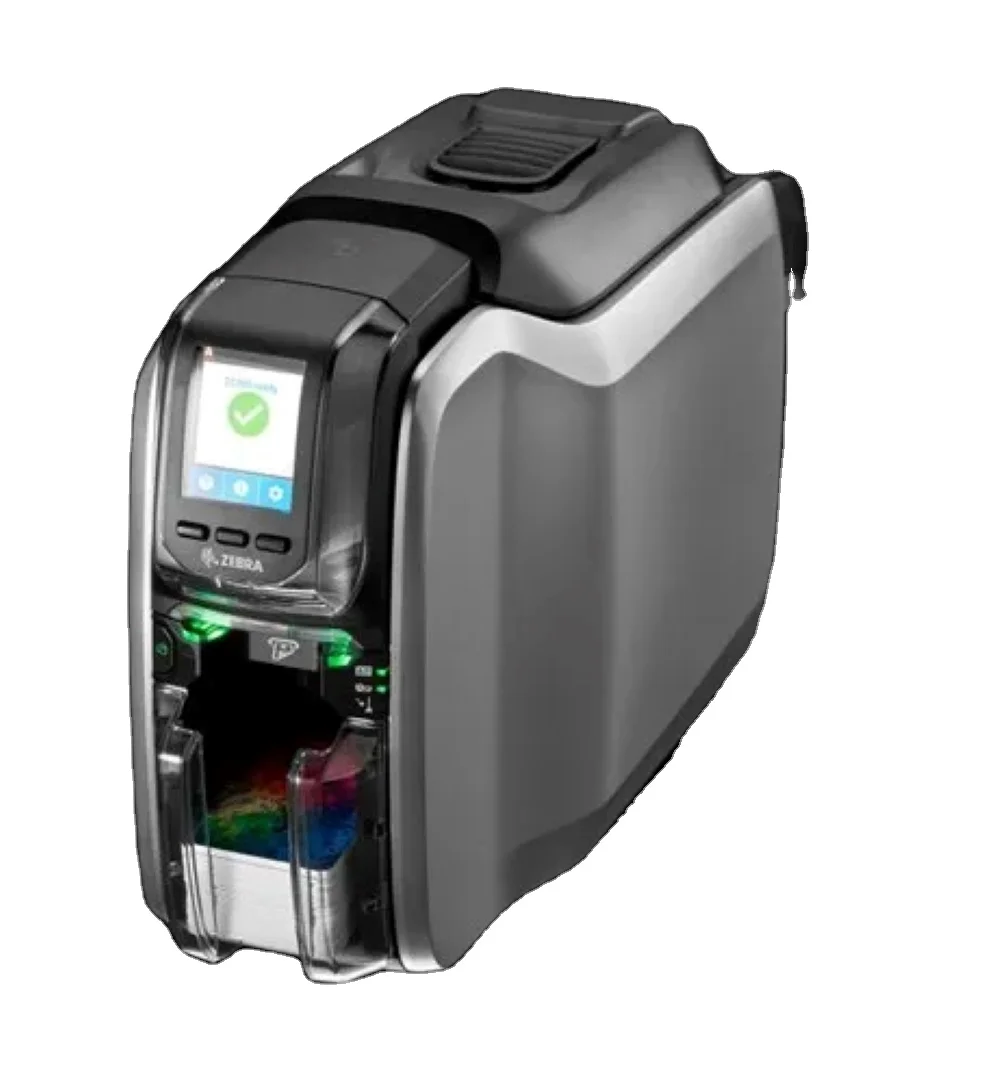 Двухсторонний принтер для карт Zebra ZC300 удостоверения личности (двухсторонний) автоматический многоцветный Новый