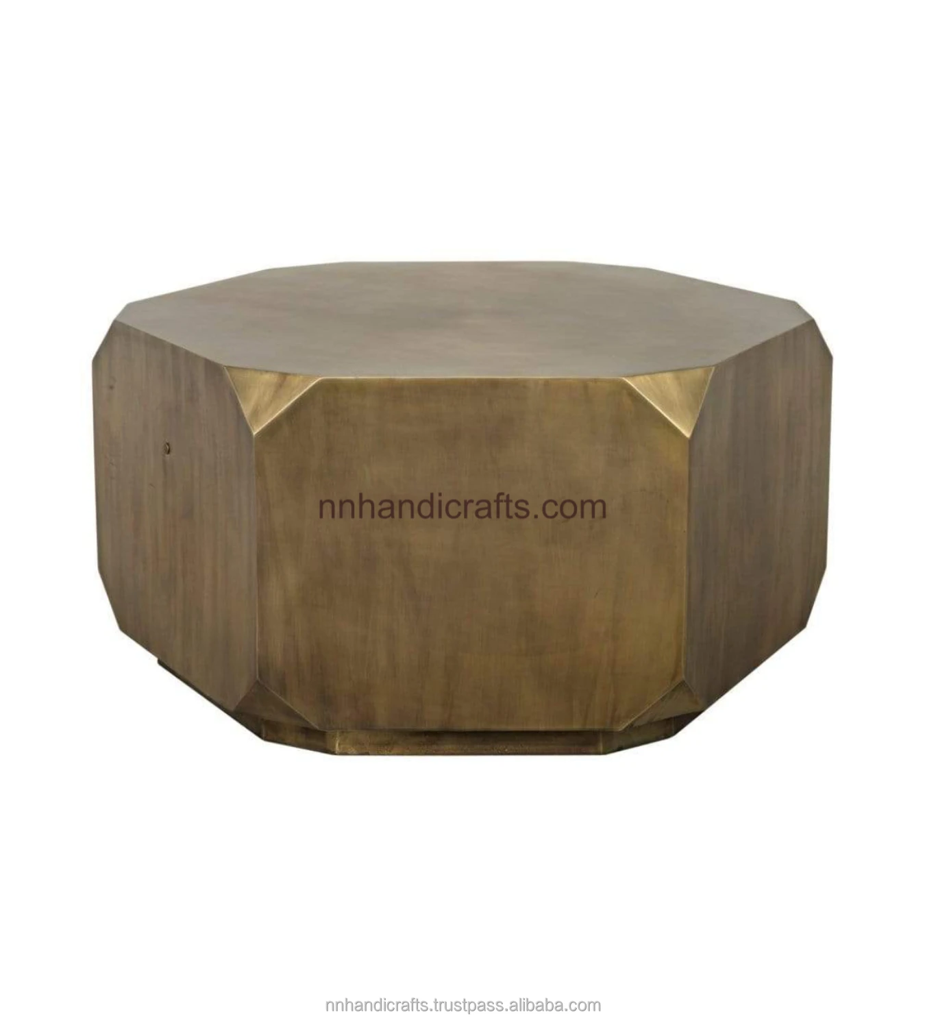 Latest Unique Design Steel Iron Metal Golden Powder Coated Gold Round With Printed Top Coffee Table Latest Coffee Tables For Bar