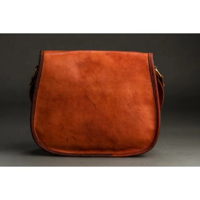 Дешевая винтажная сумка для велоспорта оптом кожаная велосипедная на руль