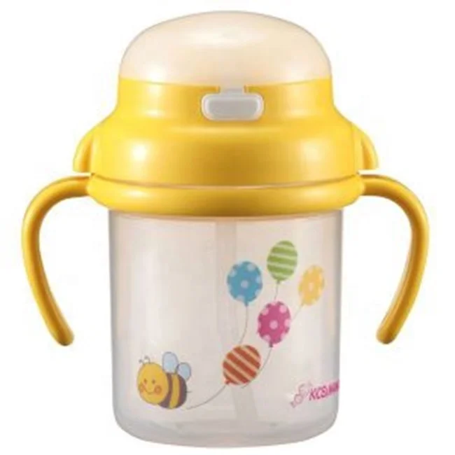 Made in Japan Baby Kids 2way Straw Bottle Yellow 160ml 370ml Wholesale baby bottles baby products hot selling 2023