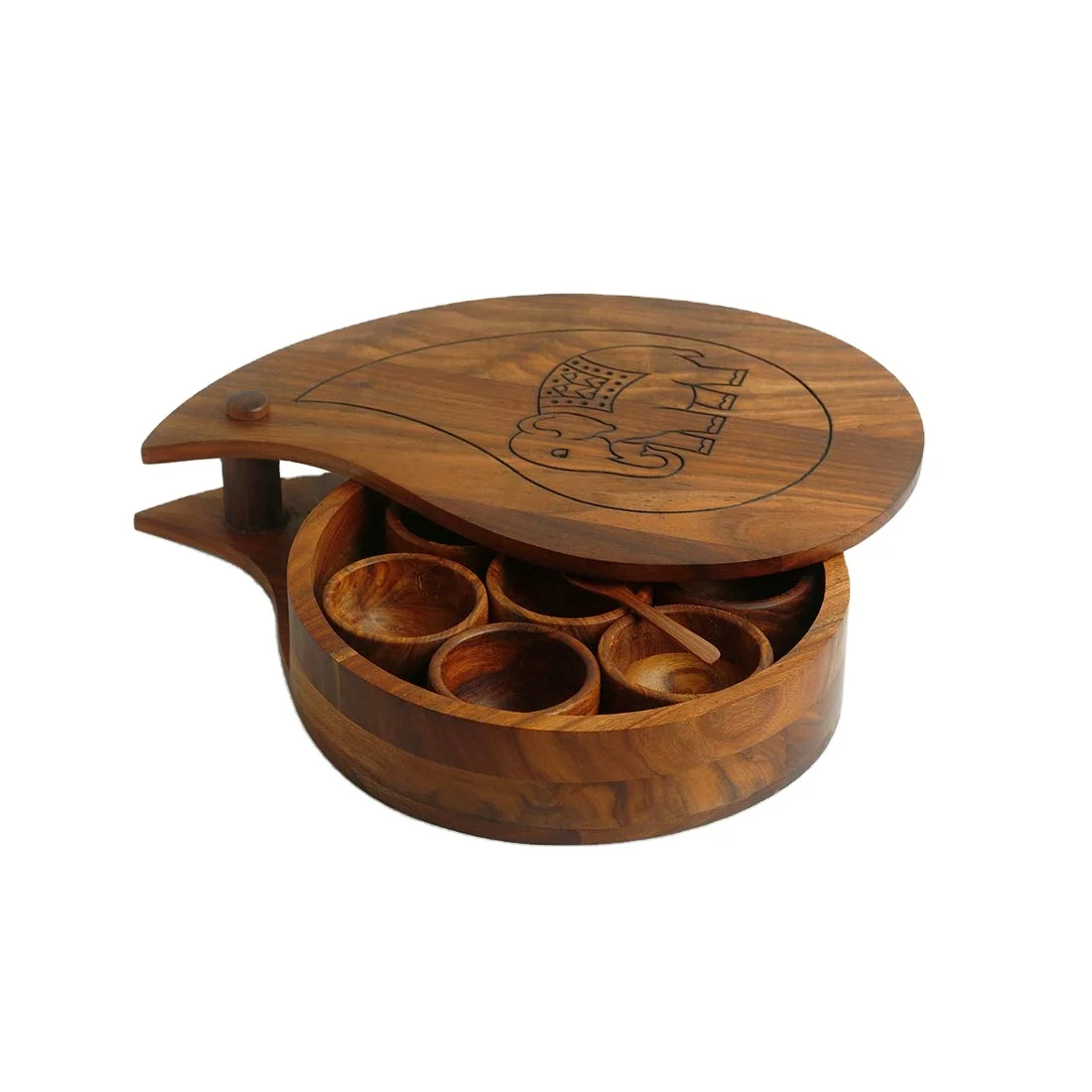 wooden Spice Box for kitchen home restaurants Spice Boxes / Spice  Tool for kitchen  / Spice products for use kitchen
