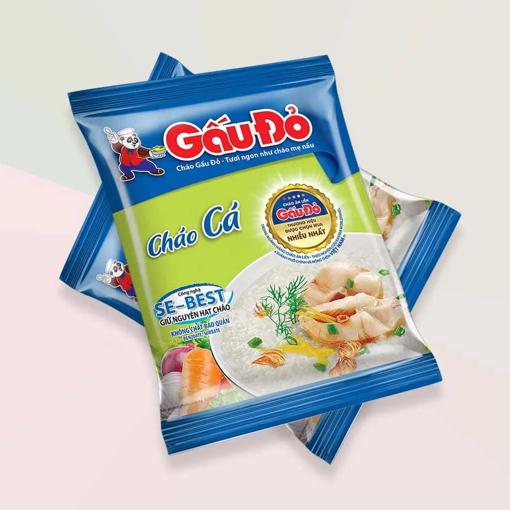 
The tasty noodles, good smell and delicious with Instant Porridge with Chicken Flavor For Home Use 65gram 