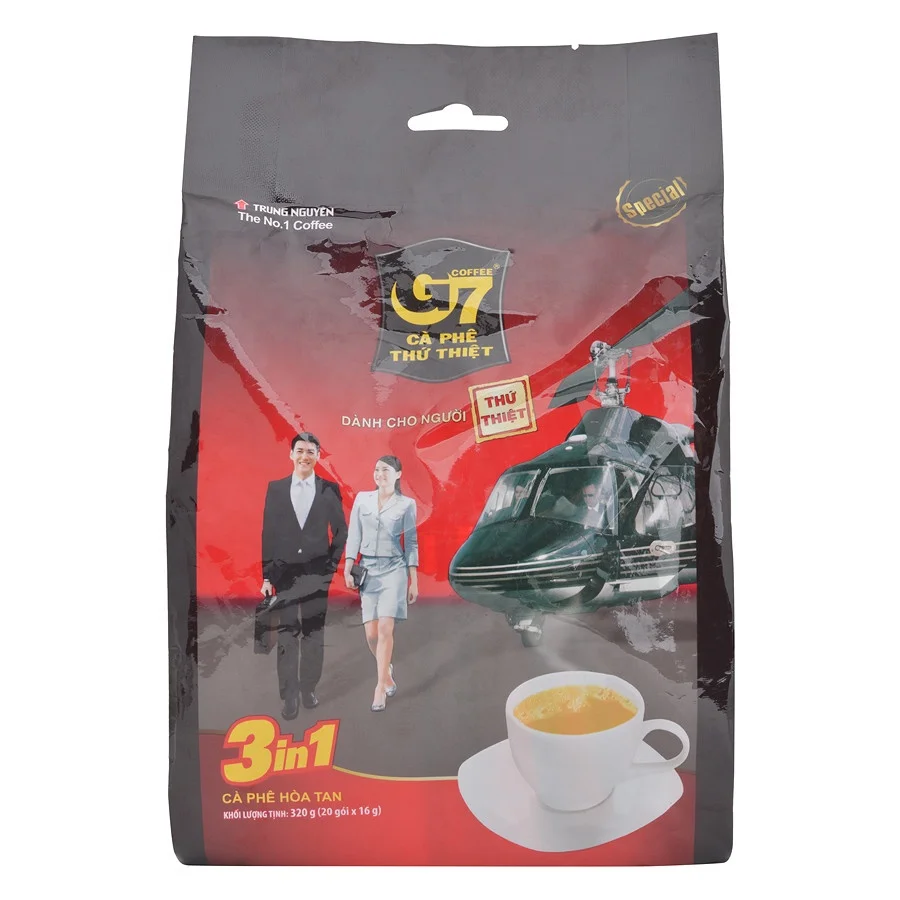 Wholesale Vietnam G7 3in1 Instant Coffee with High Quality