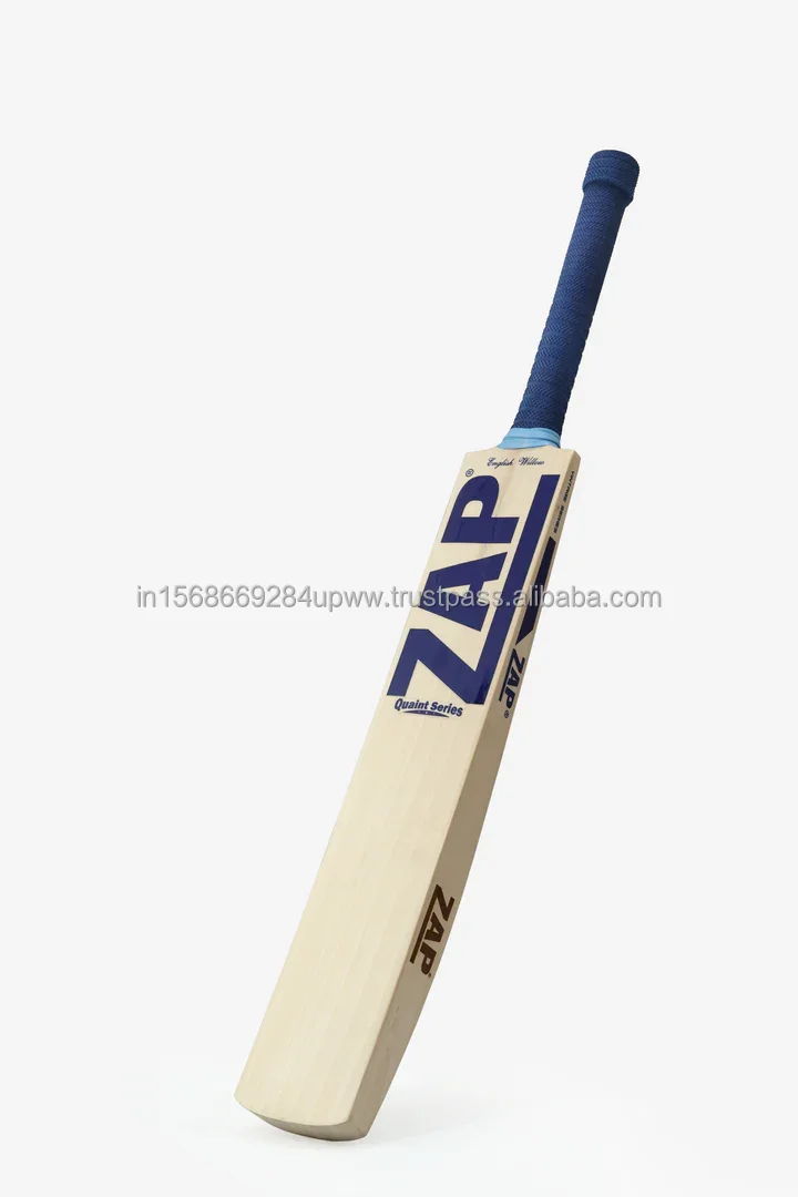 ZAP Quaint Series 3 Star Cricket Bat Vintage English Willow Wood Sports Bat Size 1