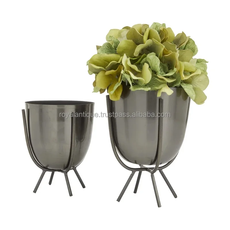 Top Quality  Planter Set with Stand Garden Flower Pots and Planter from Indian Manufacturer Whole Sale Best Price