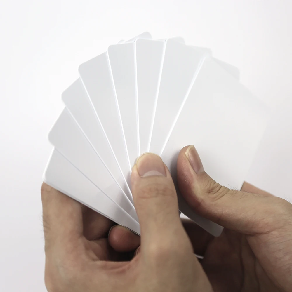 YTS customized best new plastic  pvc business cards sublimation blanks