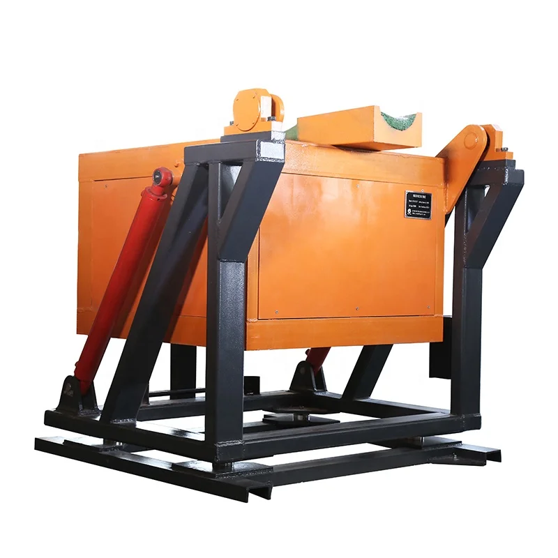 High frequency induction heater casting furnace high temperature furnace graphite crucible copper aluminum smelting furnace500KG