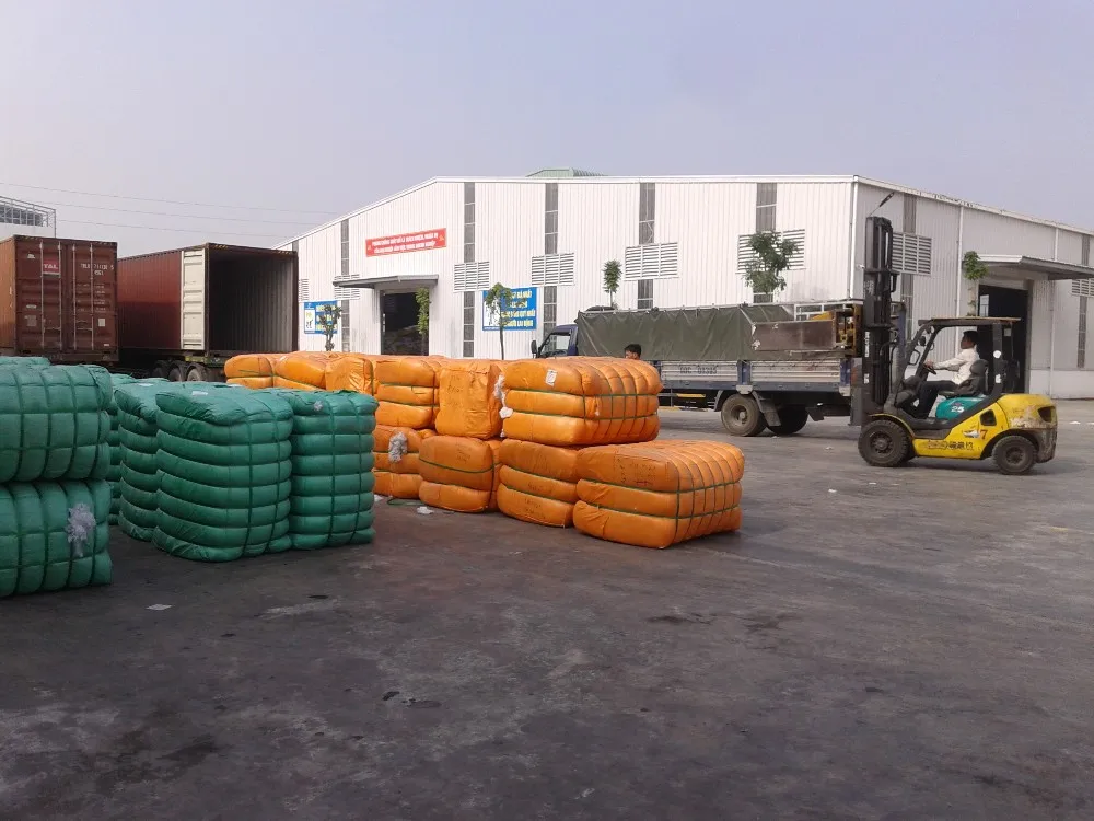 Recycled polyester staple Fiber Brown Hollow 2 dimension regular fiber Vietnam factory high quality for material filling