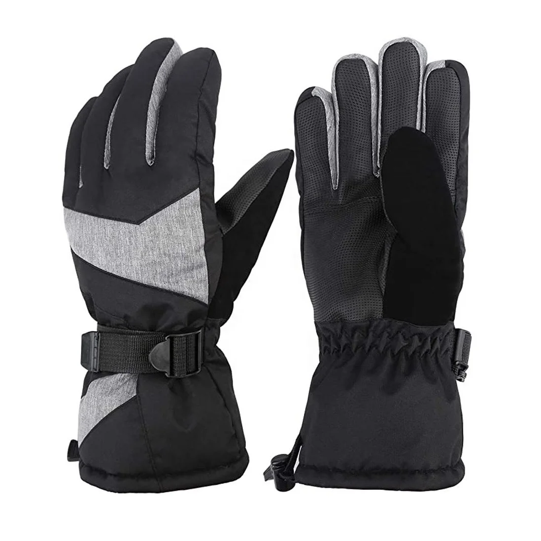 Wholesale Custom snowboard winter ski gloves waterproof and windproof ski gloves