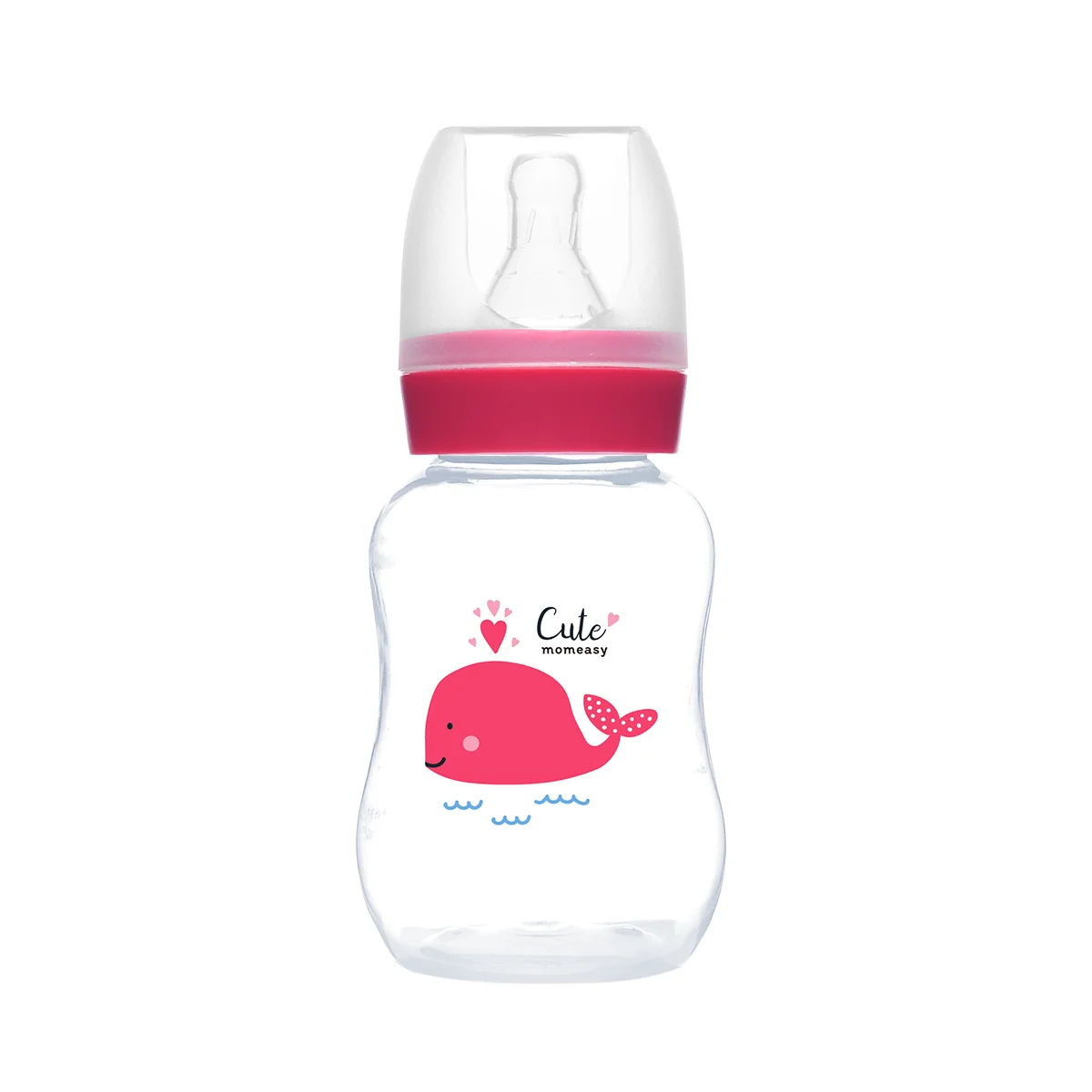 Hot selling Wholesale Baby Milk Bottle 120ml Baby Feeding Bottle easy to assemble with BPA free