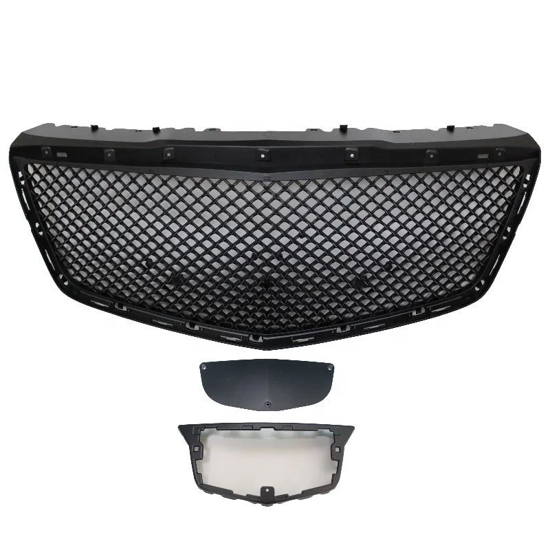 FRONT GRILLES FOR CADILLAC CTS FOR BENTLEY STYLE AUTOMOBILE TUNING CAR BODY PARTS 2014-2015 RADIATOR GRILLS CAR BUMPER GRILLS
