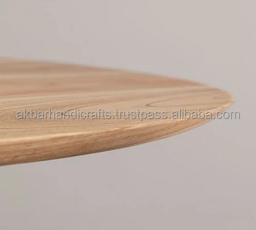 MRS WOODS Antique Style Design Round Luxury Reclaimed Solid Wooden Coffee Table Living Room