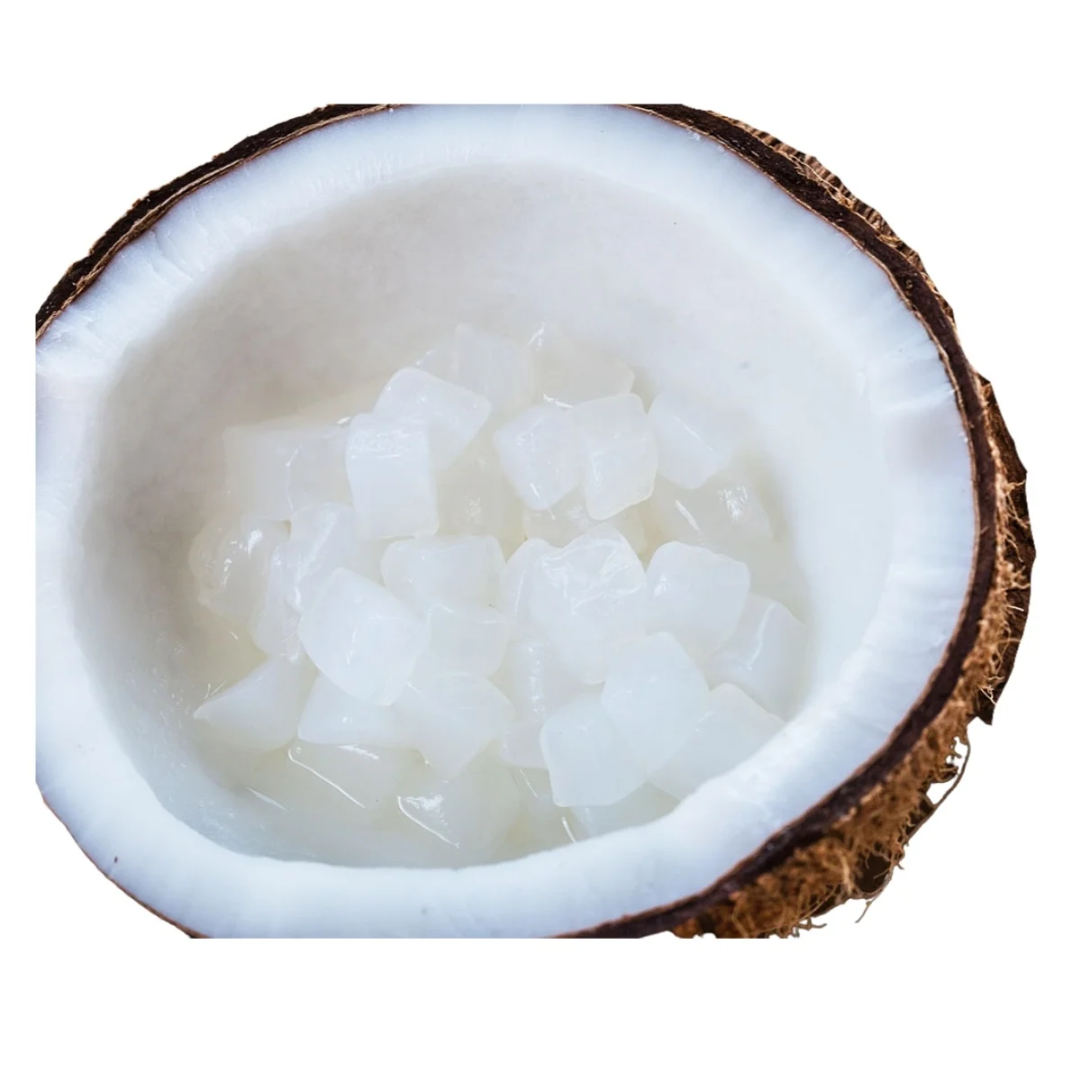 Uniform Size Evenly Factory Directly  Raw Nata De Coco Snack Soft Drinks Manually Filtered Manually Sorted