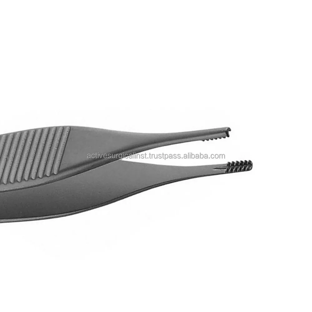 High Quality Adson Brown Tissue Forceps with 7 x7 Teeth Length 12 cm / 15 cm Surgical Instruments Stainless Steel Reusable