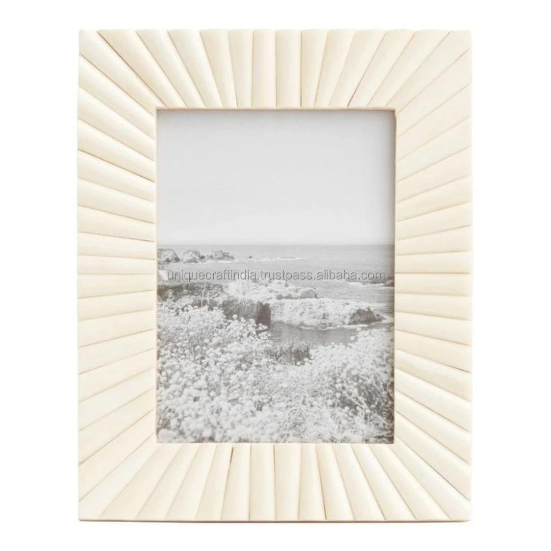 High Quality Indian Resin Inlays Photo Frame Unique Christmas Crafts From India Model Pattern for Gifts Made From Wood