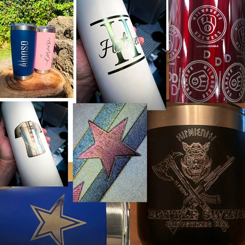 industry 2d printer stainless steel JPT mopa large format laser mark color marking portable laser marking machine for sales