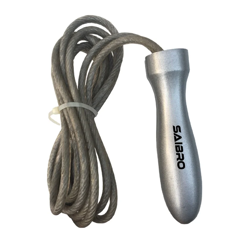 Steel Cable Wire Skipping/Jump Rope Great for boxing, speed and fitness training ,Tangle-Free Skipping Rope