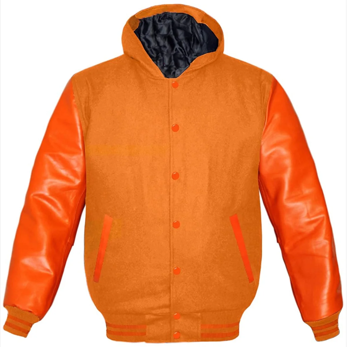 2021 Wholesale Varsity Letterman Jacket hooded Men Baseball Custom Letterman Varsity hoodie