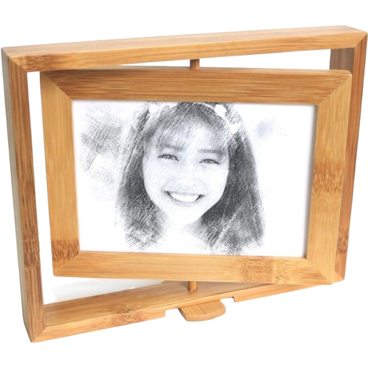 Vietnam Factory wholesale Customized Wood Frame Family 4x6 5x7 8x10 Natural Pine Wall Wood Photo Frame Picture Frame Bulk Qty