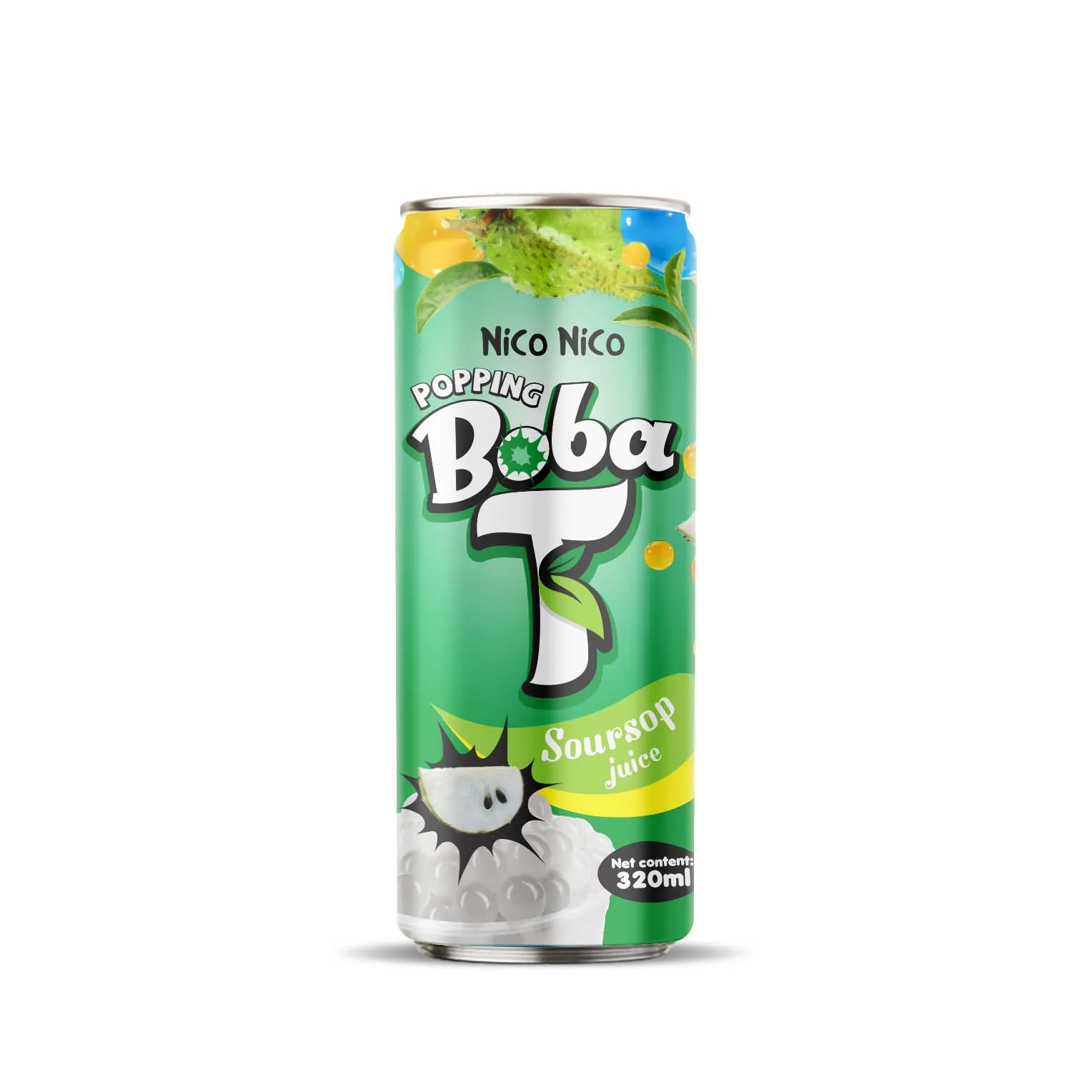 Готовый к употреблению чай со льдом 320 мл консервный фруктовый напиток Boba чайный смешанный вкус оптом по лучшей цене 24 банки/лоток