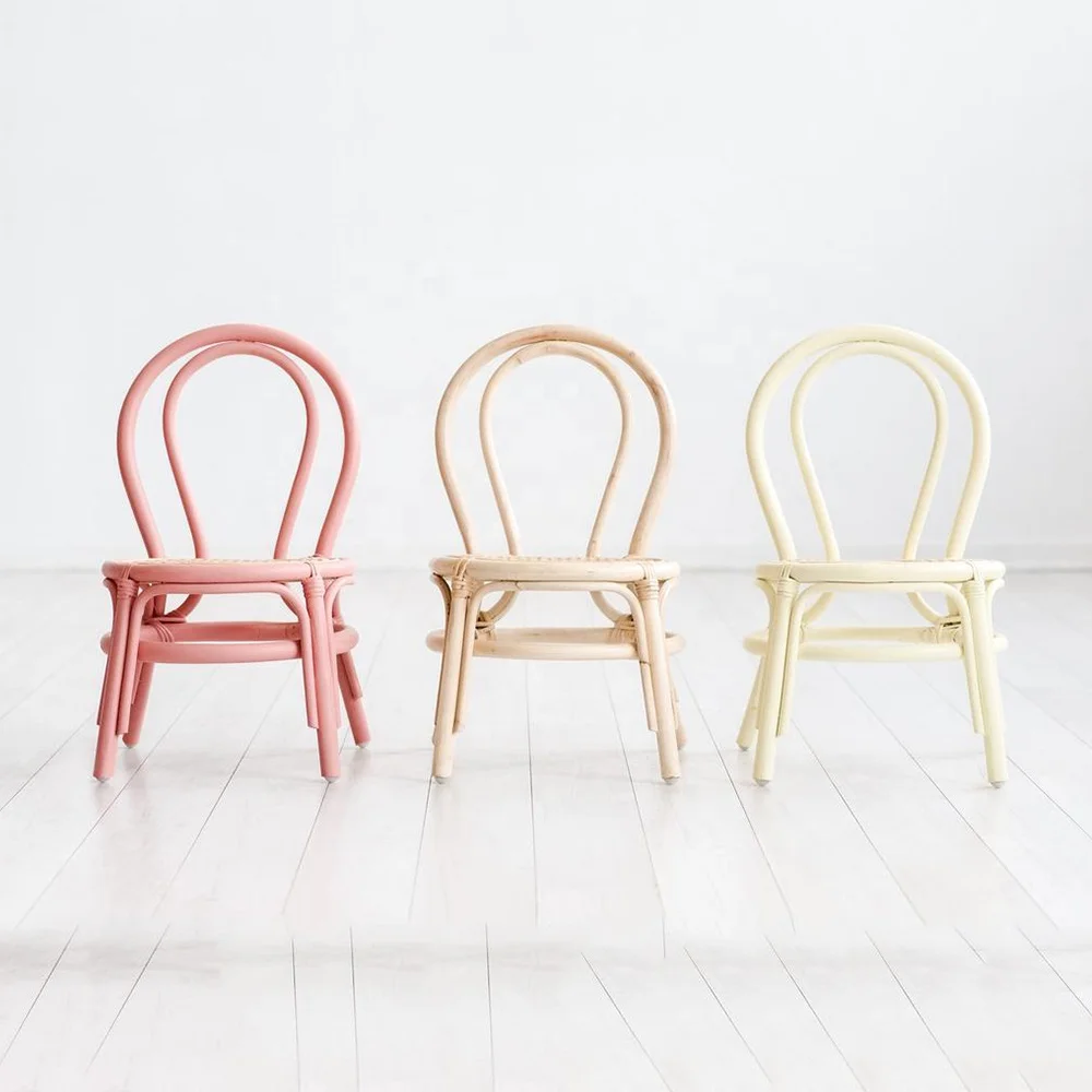 Детская маленькая скамейка ручной работы из ротанга для детской комнаты мебель гостиной или доступны соответствующие стулья и