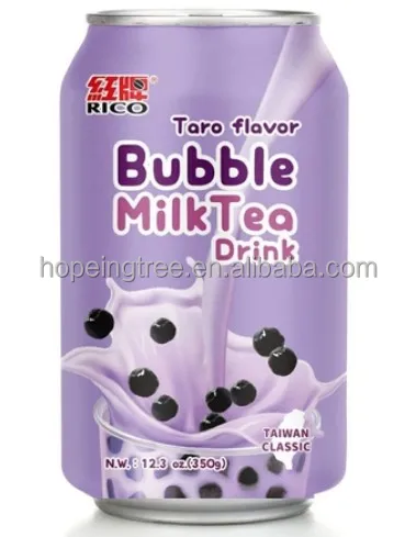 
Taro Flavor Boba Milk Tea drink can Ready to drink Boba in a can Instant Drink 300g Taro Pearl Milk Tea 