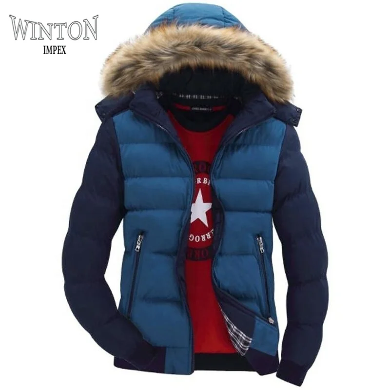 2021 OEM Мужская парка пальто большого размера одежда зимнее пузырьковое с капюшоном из искусственного меха зимняя теплая Толстая ветрозащитная куртка