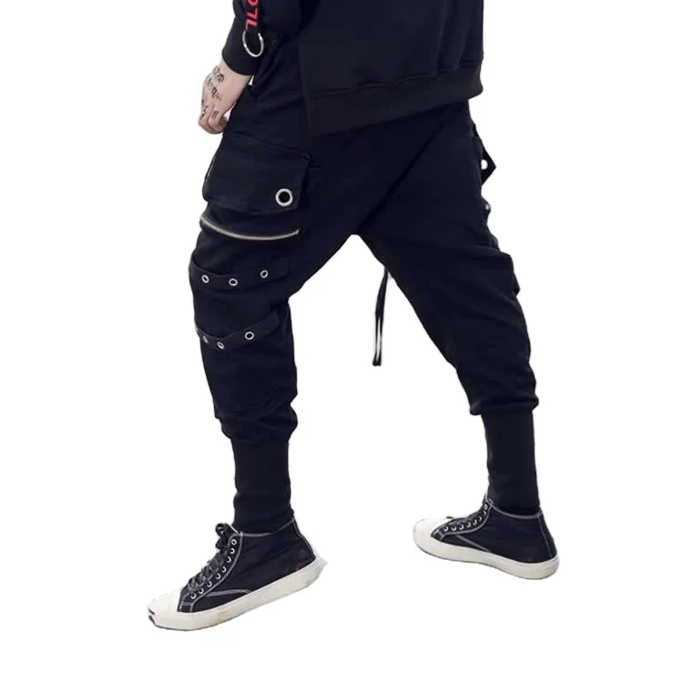 Latest hot sale Pants For Men Slim Fit Athletic Joggers Sweatpants Stripes Side with Pockets mens joggers pants