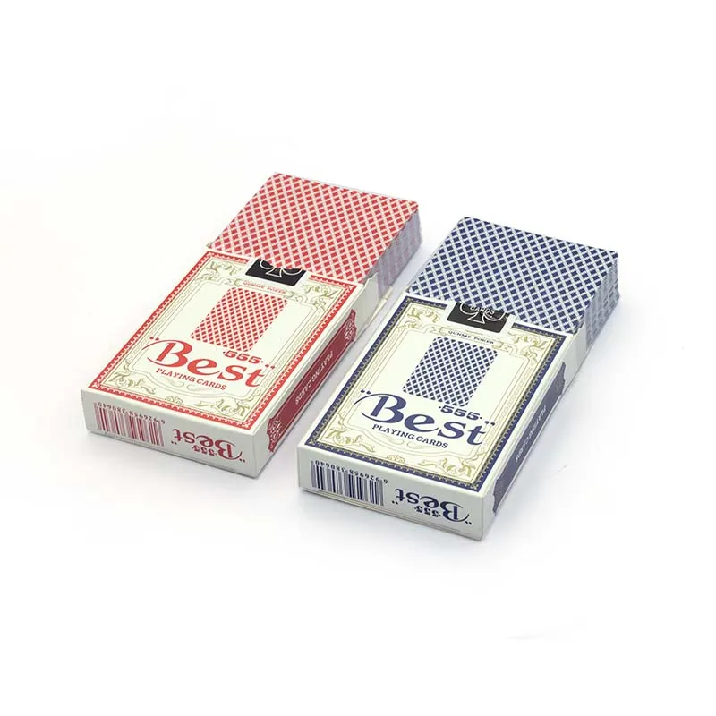 Casino Professional Smooth Card Surface Poker Cards High Quality Custom Playing Poker Cards