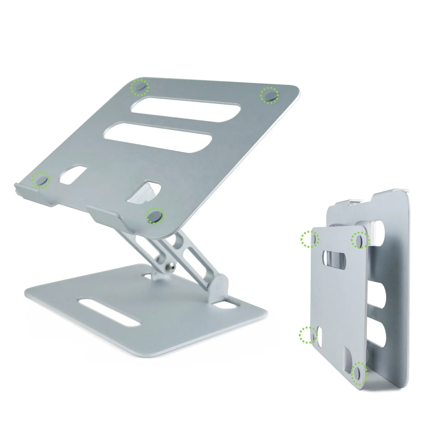 Foldable Adjustable Aluminum Notebook Laptop Riser Stand