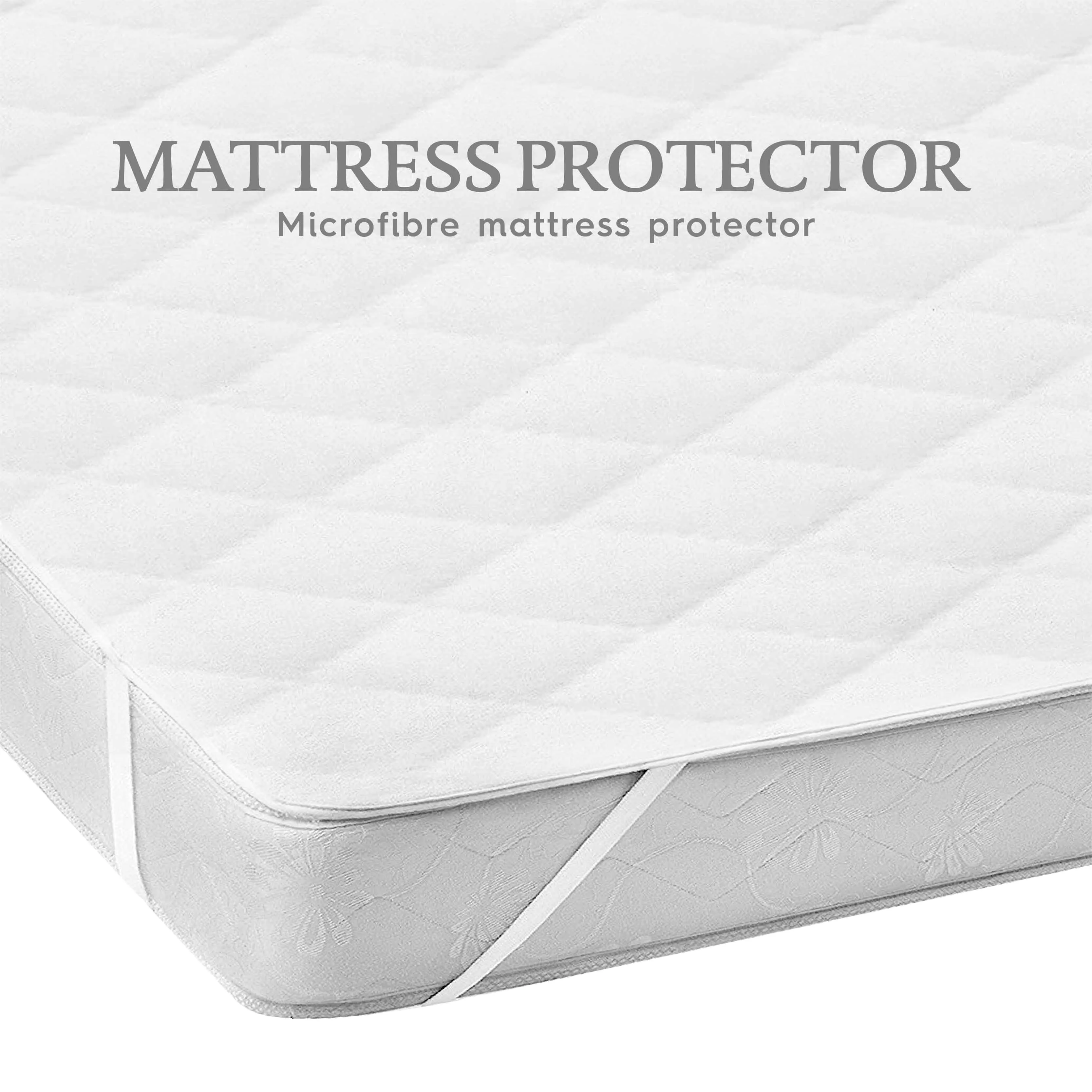 Luxury Hotel Cotton Quilted Waterproof Bed Mattress Protector Washable Mattress Protector