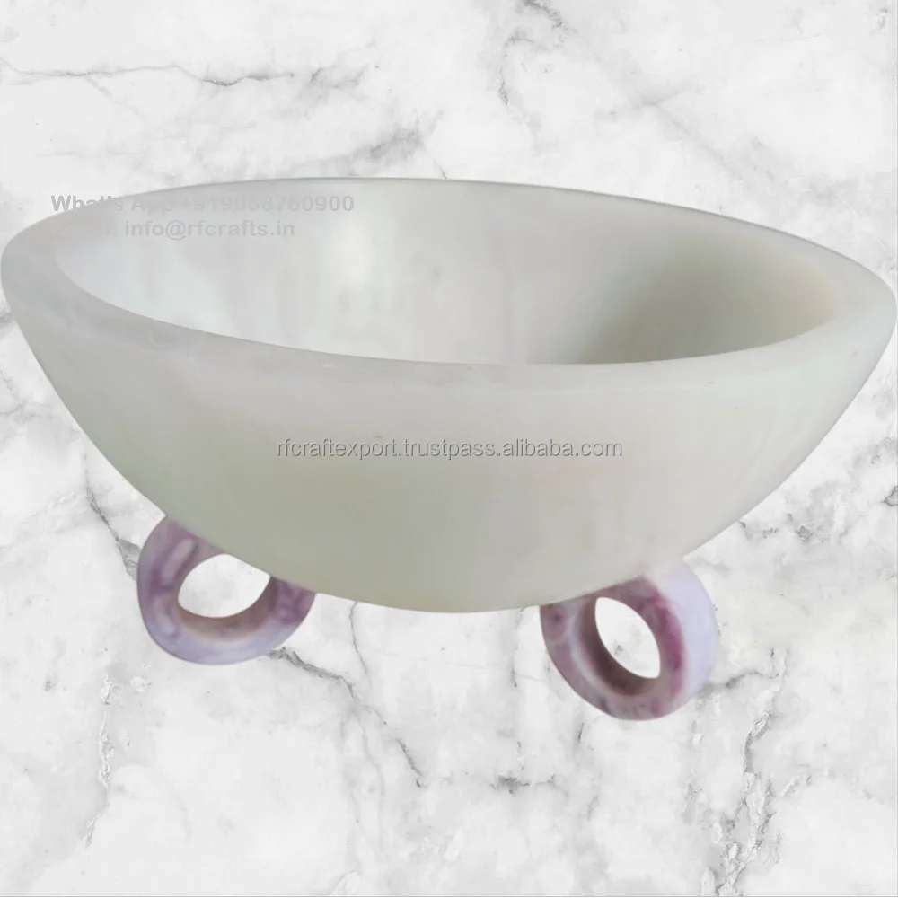 Customizable Modern Design Resin Acrylic Fruit Salad Bowl Sustainable Feature for Hotel Meals Home & Living Room Business Gifts