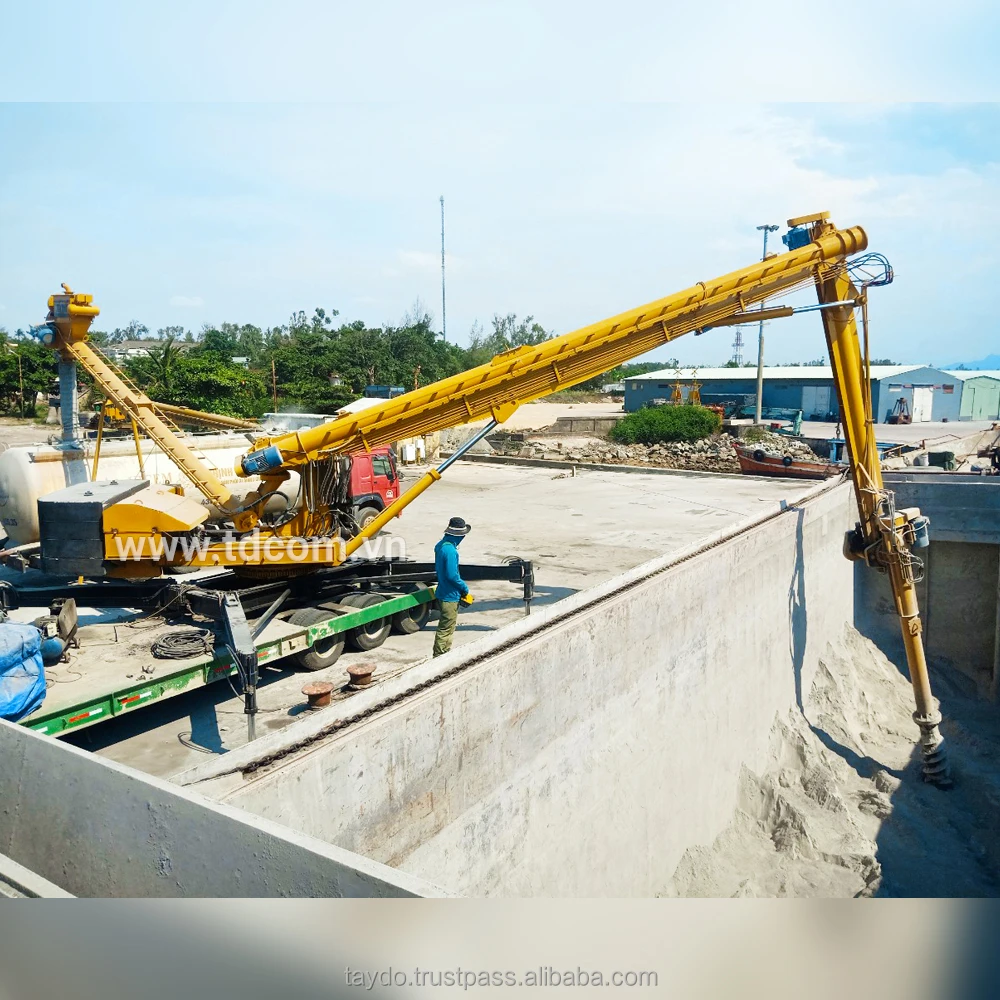 
 Углеродистая сталь подъемно-транспортное мобильный корабельный разгрузчик для сухих сыпучих материалов с беспылевая сумка для разгрузки  