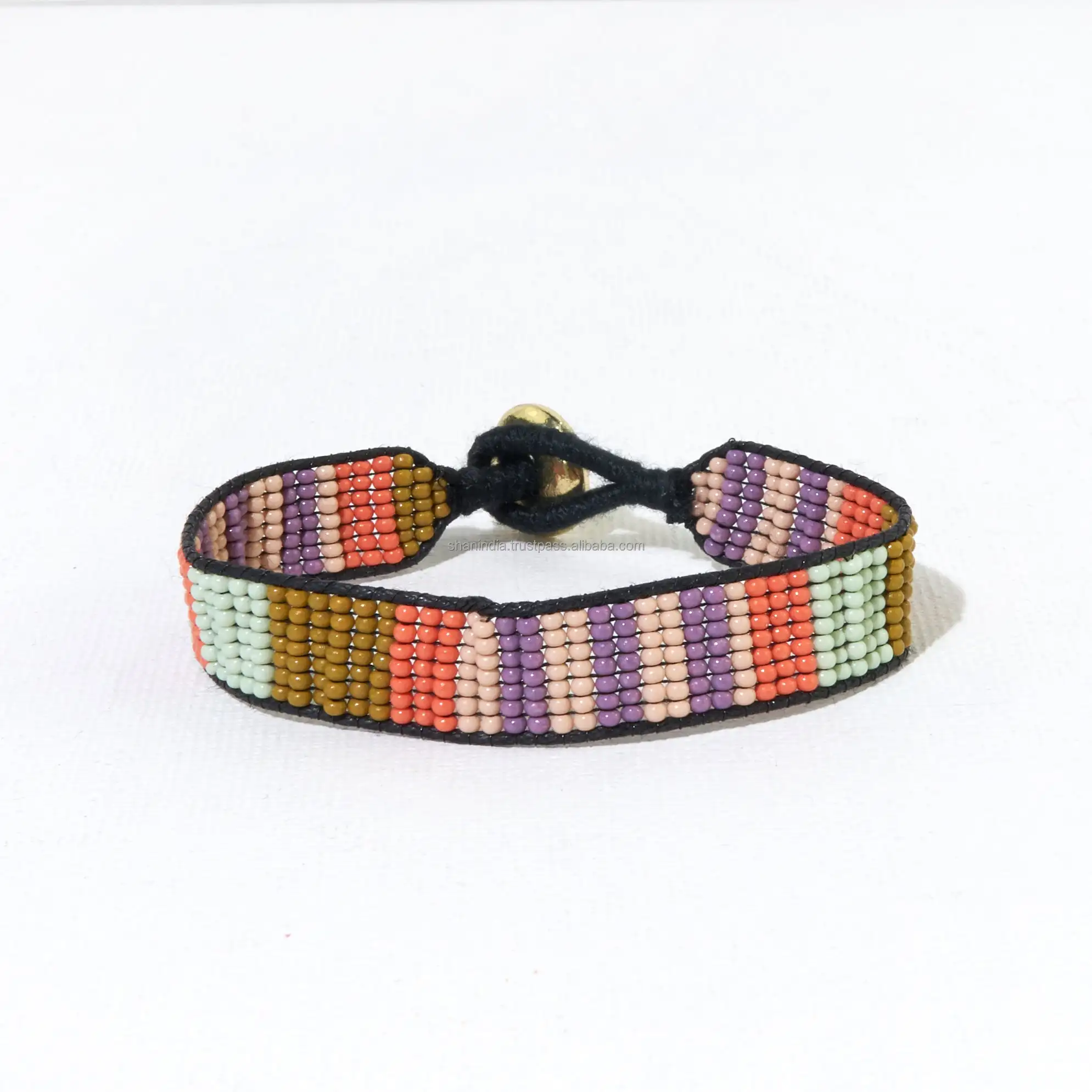 Handwoven Glass beads Bracelet Custom Miyuki bracelet bangle Fashion adjustable Woven Seed Bead Miyuki Bracelet for Women