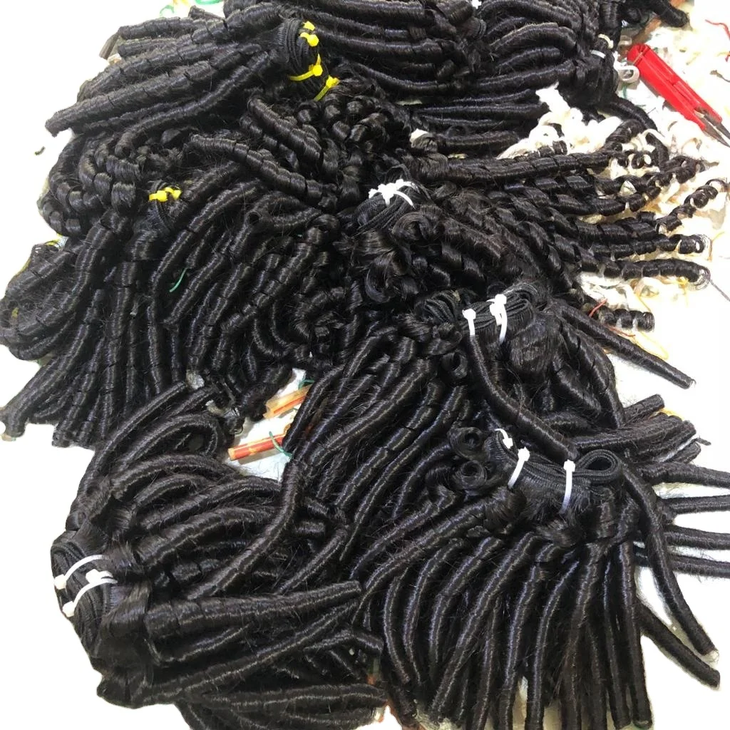 Best Price 100% Real Image Real Unprocessed Human Hair Fumi Curly Bulk Hair Can Customize All Color All Style For Black Women
