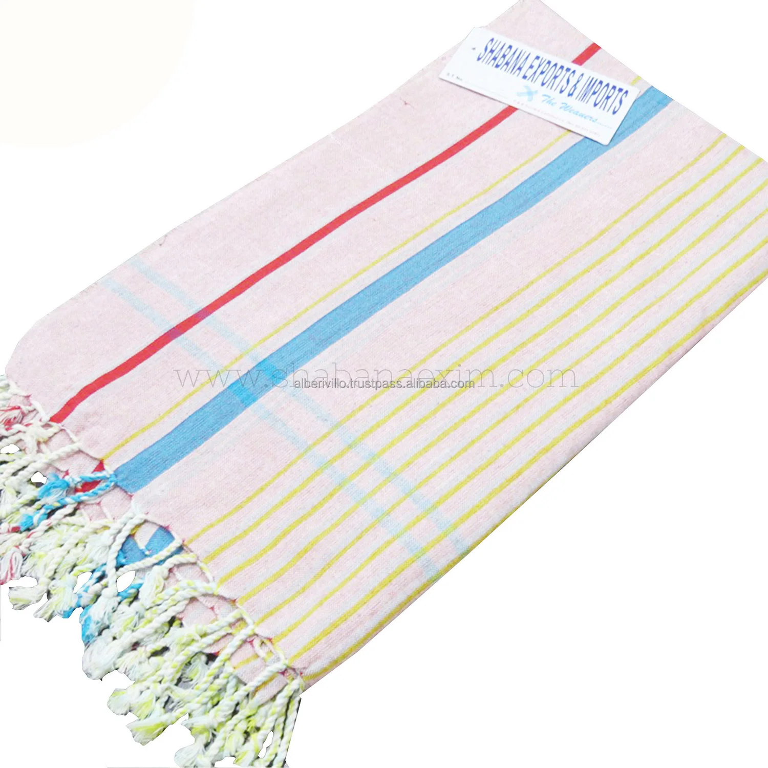 Eco-Friendly Cute Kikoy Towel in Different  Golf  Pattern Towel Manufacturers in India Kenyan Sarong Beach Towels on Cheap Price