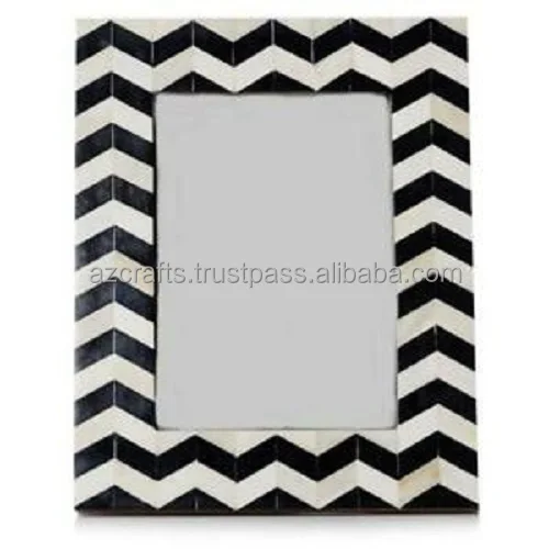  Grey Quatrefoil Bone Inlay Photo