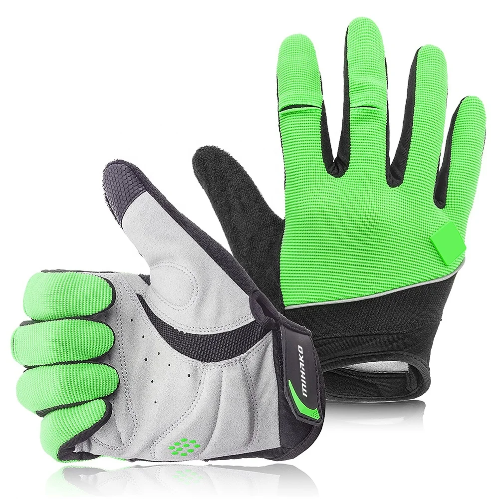 OEM Available Breathable Mesh Full Gym Gloves Finger Gel Pad Touch Screen Cycling Motorcycle Riding Bike Bicycle Sport Gloves