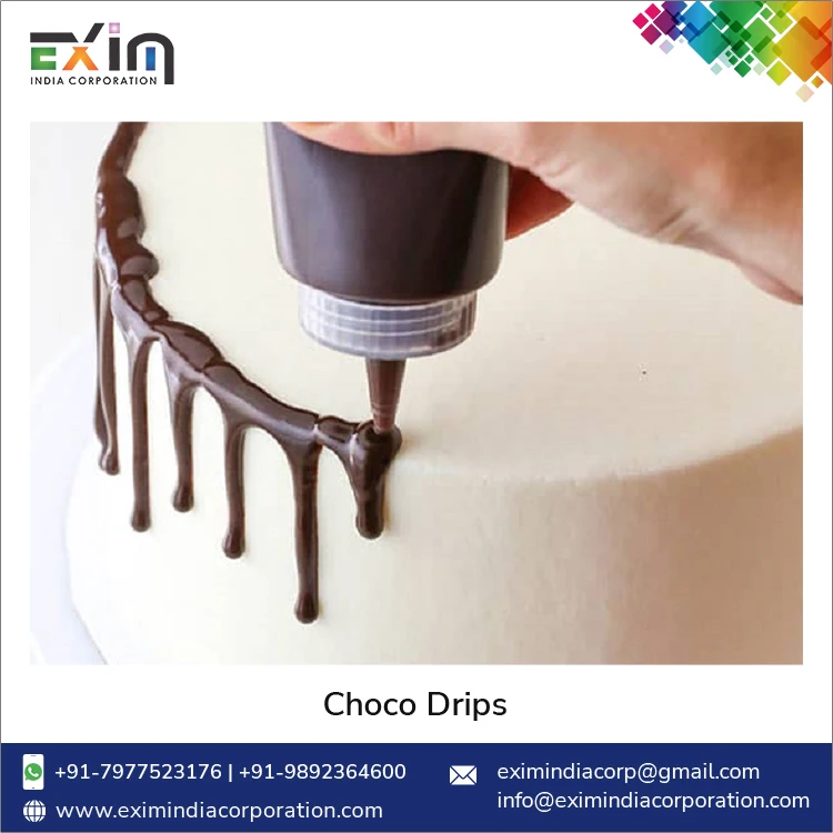 Genuine Quality Widely Selling Food Grade Pink Color Cake Decoration Choco Drips for Wholesale Purchasers