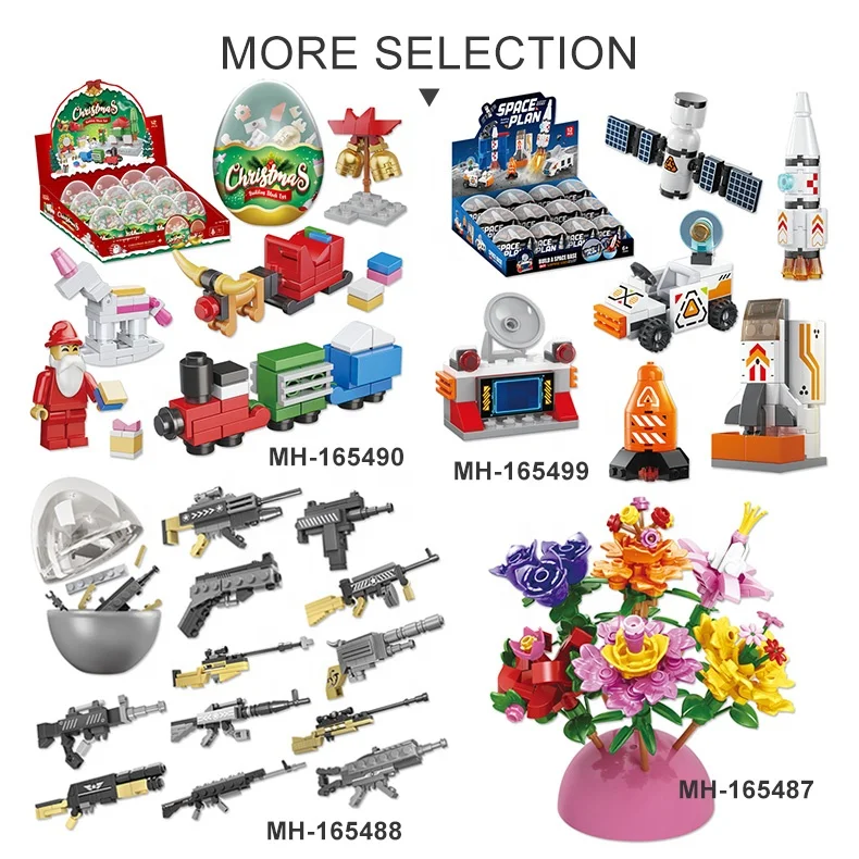 Kids Educational Play Set Mini Train Brick Toy Building Block Toys