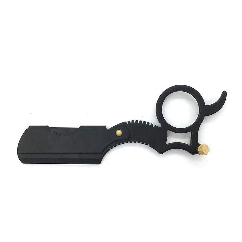 
Barber Straight Edge Finger Insert Handle Shaving Razor Wholesale Good Quality Finger Razors 