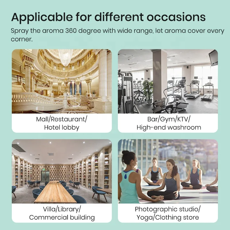 Wholesale Electronic Gadget 2024 New Arrival Smart Commercial Air Aroma Diffuser 300ml Hotel Lobby Fragrance Scent Diffuser