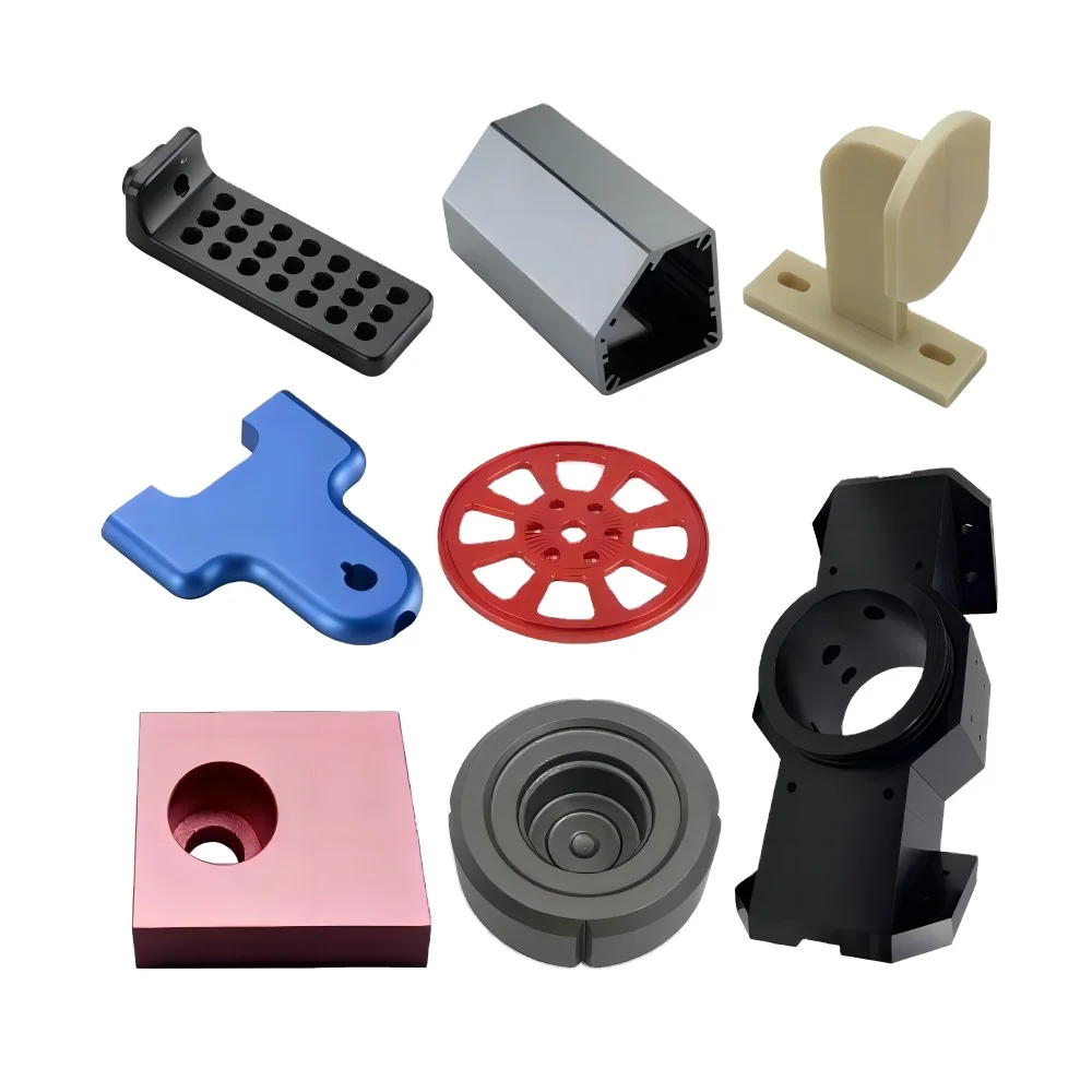 Precision Micro Machining Services cnc turning lathe Workpiece CNC machining parts black & green parts Hardened Metals cnc part