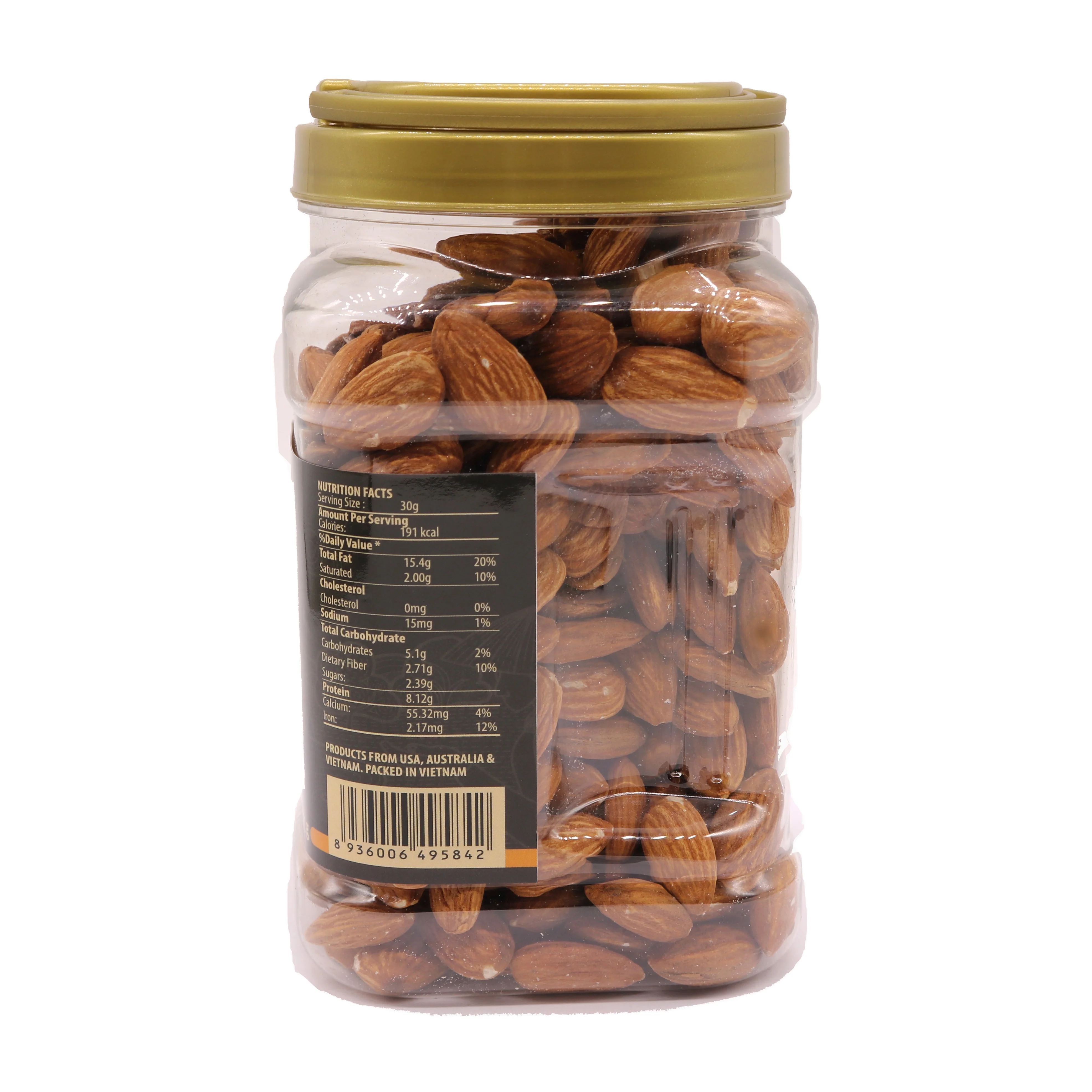 ODM OEM Unsalted Almond 450g Jar Natural for Wholesale Top Grade 100% Natural Dried Free Sample