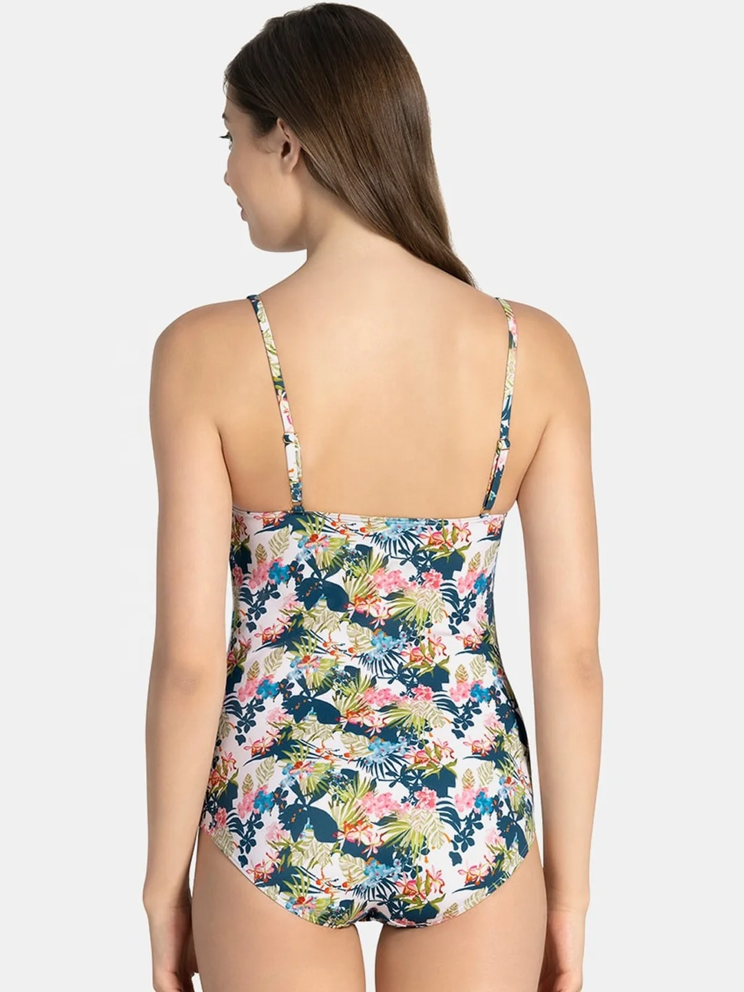 Novel swimsuit one-piece cover belly ladies printed swimsuit cheap