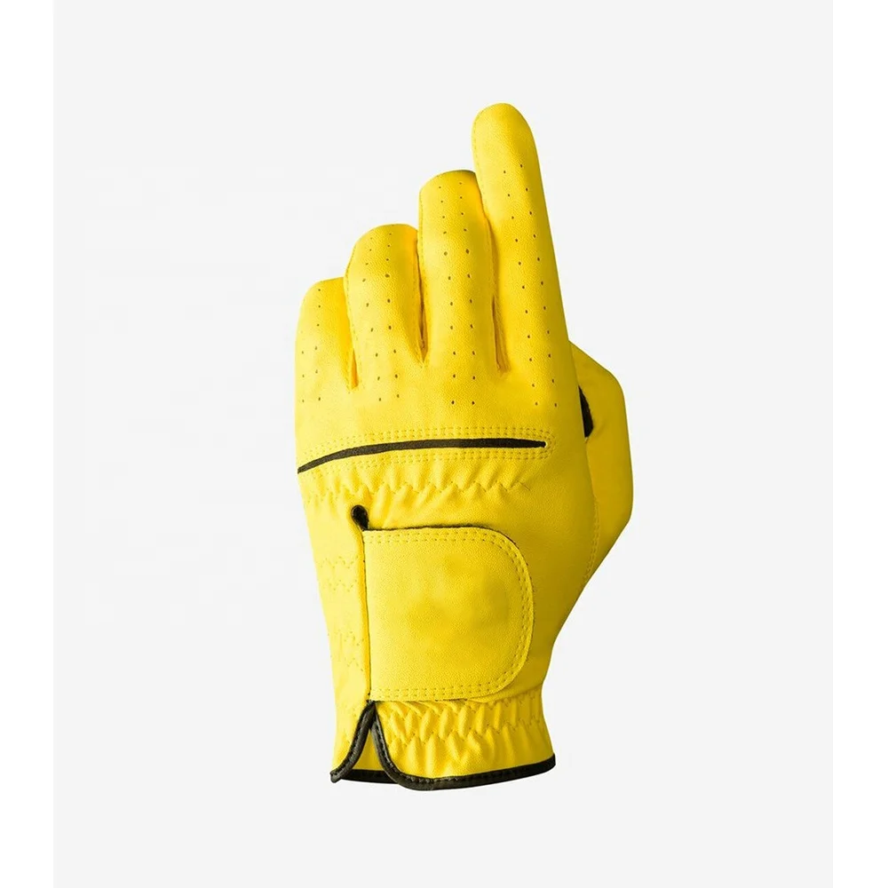 Manufacturer custom golf glove cabretta leather magnetic ball marker left right hand golf glove in high quality made in pakistan