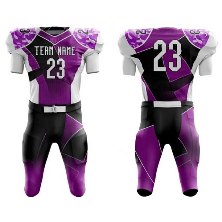 Direct Factory Supplier Custom Sublimation American Football Uniforms New Design Youth American Football Uniforms