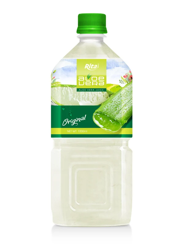 Rita 1L Pet Bottle  NFC Juice Added Aloe Vera Soft Drink From Vietnam Fresh Aloe vera Soft Drink