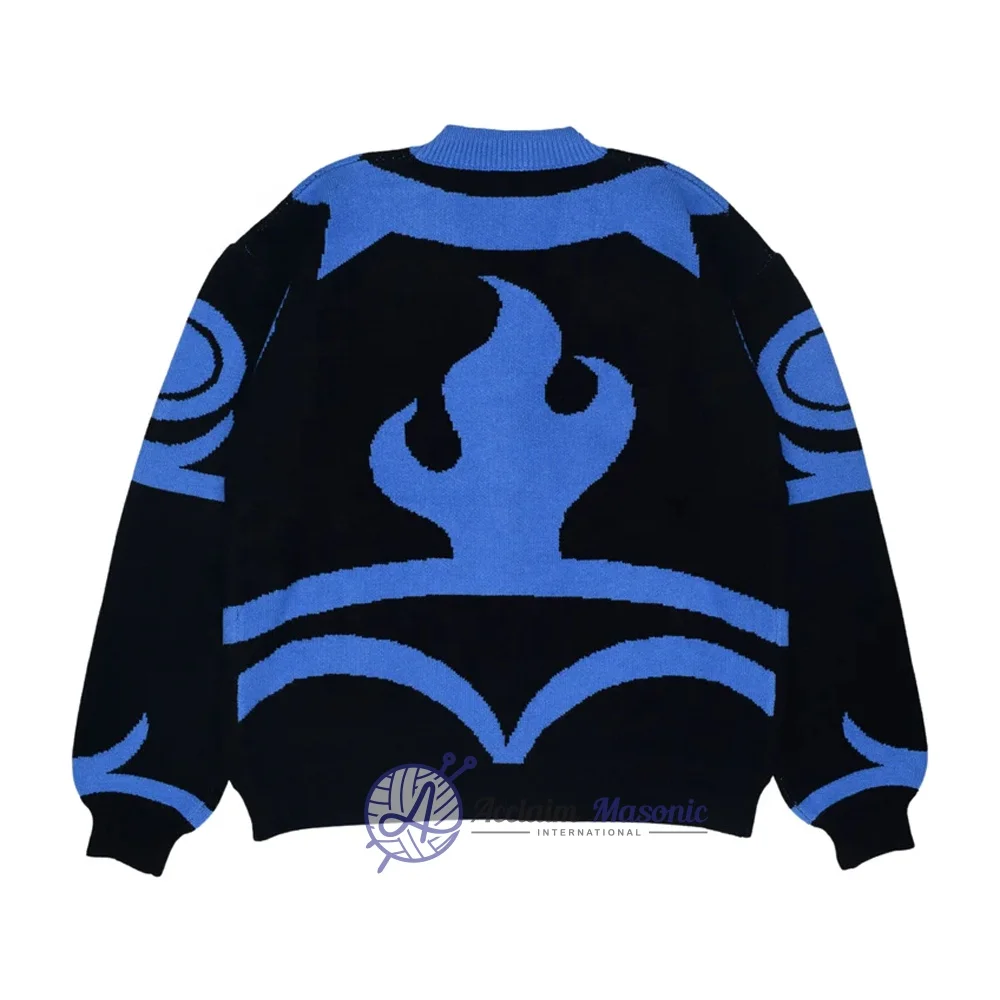 Alpha Zeta Omega Finder Women Sorority Sigma Zeta Soft Acrylic Yarn Customized O Neck Cardigan Sweaters