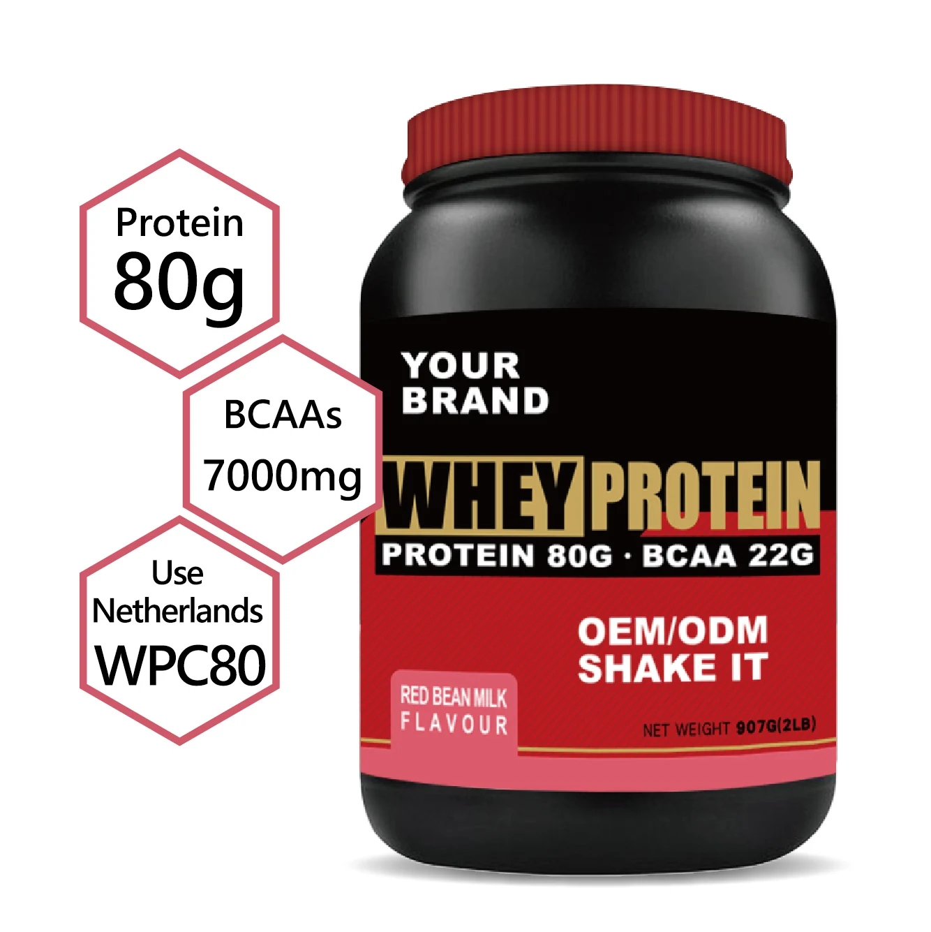 Золотой сывороточный протеин торговой марки